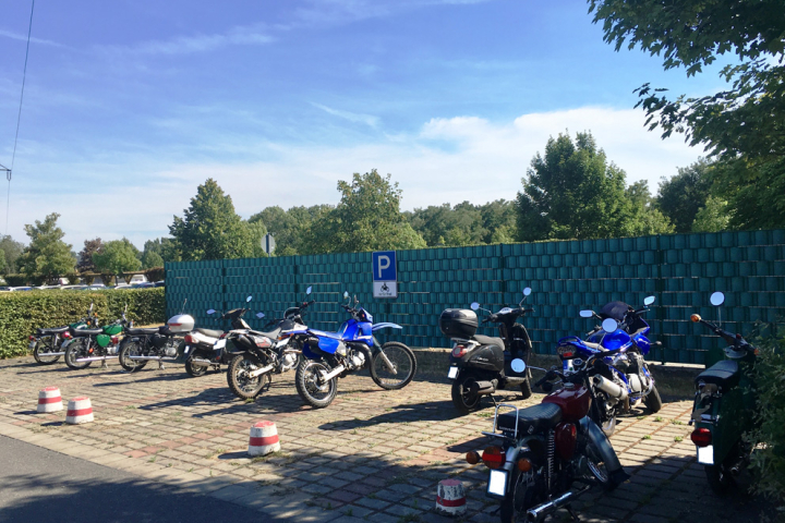 Parkoviště pro motocykly
