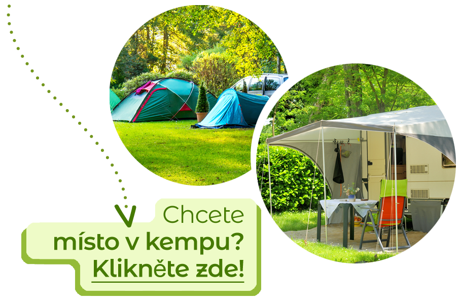 Chcete místo v kempu? Klikněte zde!